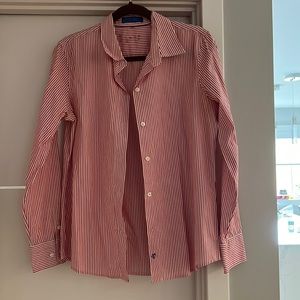 Martin osa red striped button down